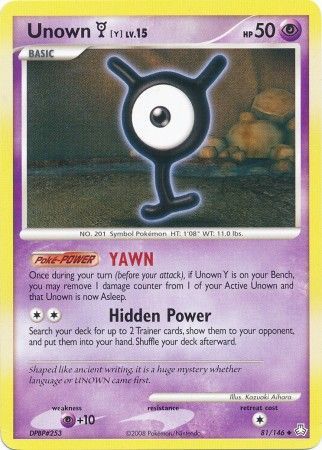 Unown Y 81-146